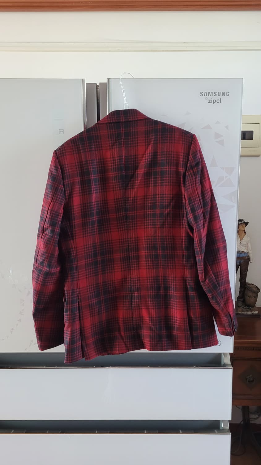 발렌티노 체크 깅엄 수트 상하의 셋업 500만짜리 상품이미지4