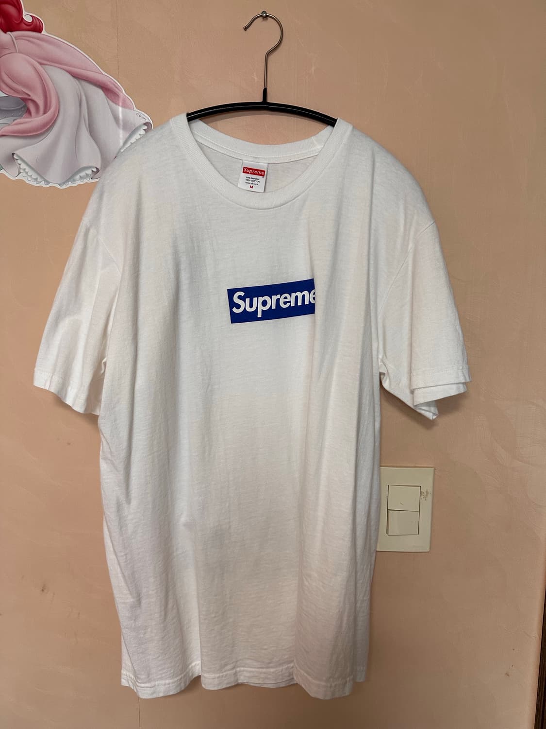 M) 슈프림 서울 박스로고 티셔츠 화이트 - 23FW 상품이미지3