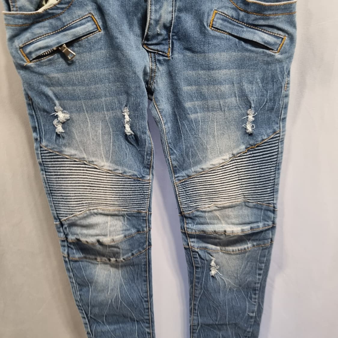 발망 남성 데미지 바이커 청바지 46 상품이미지2