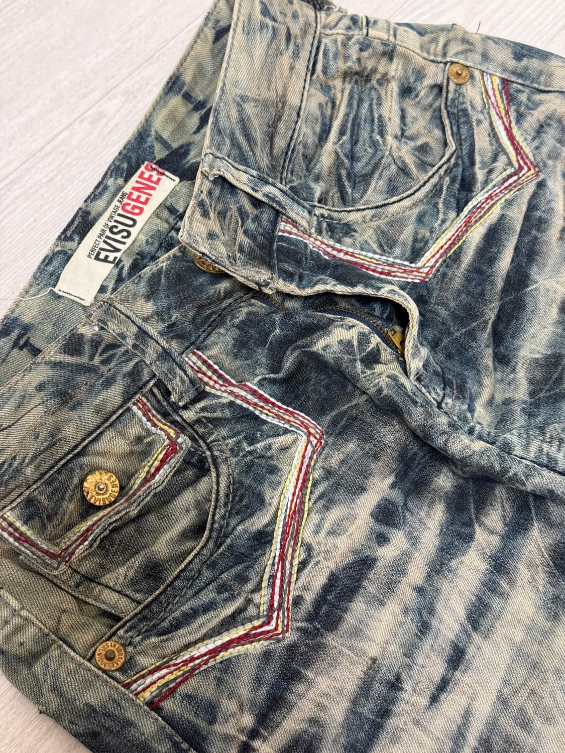 에비수 워싱 데님팬츠 30사이즈 상품이미지2