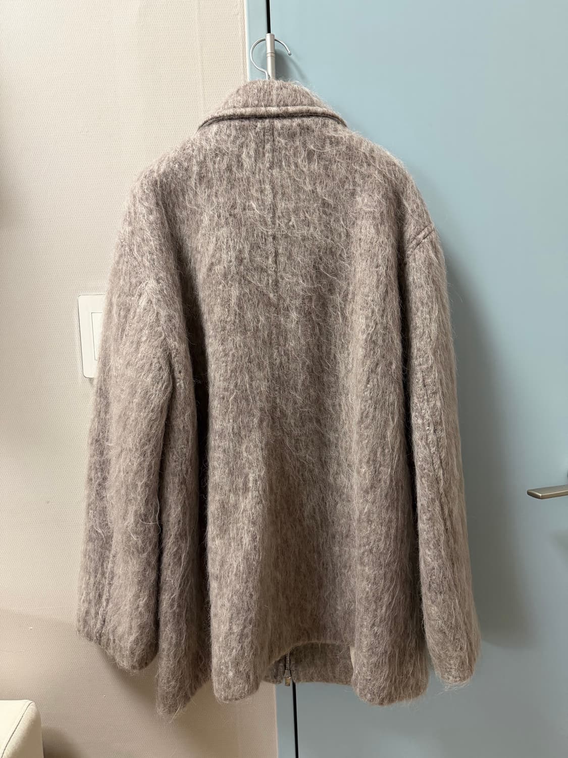 티크 Teak wool boucle zipup coat 상품이미지6