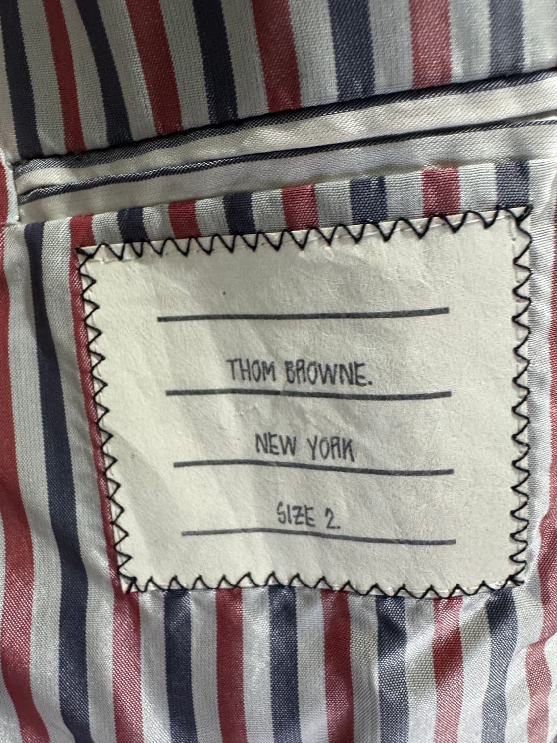 톰브라운 네이비 트렌치 코트 Size 2 정품 상품이미지5