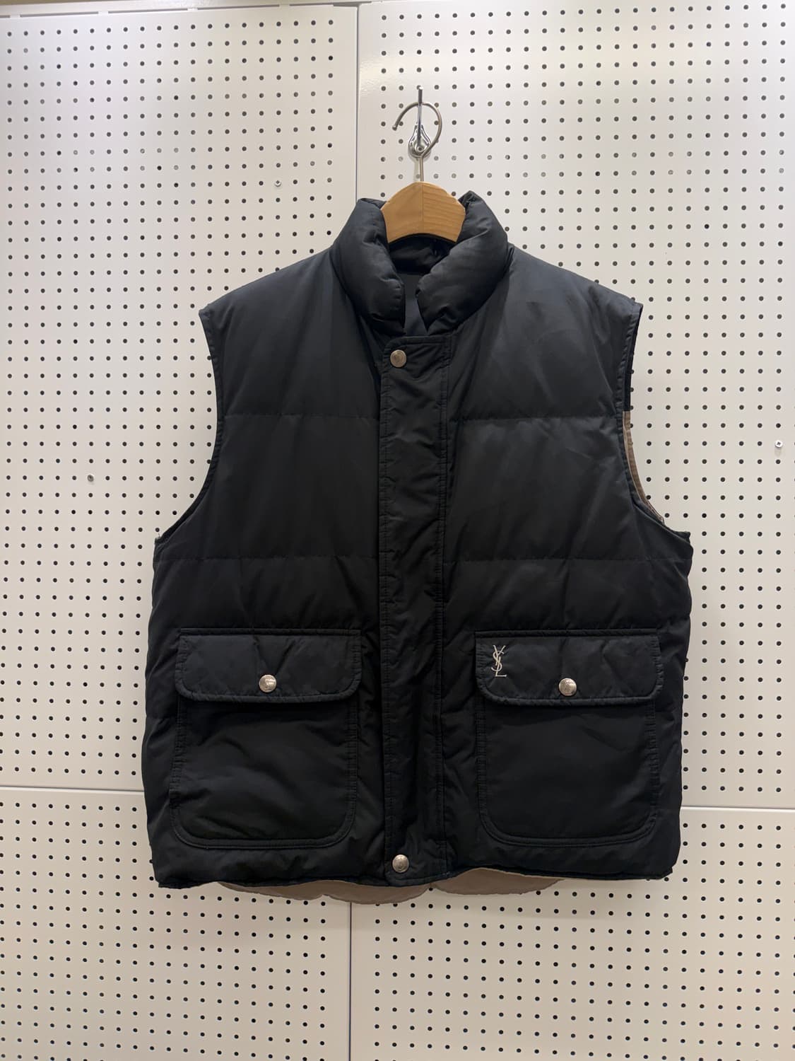 입생로랑 리버시블 덕다운 패딩 베스트 U394 상품이미지2