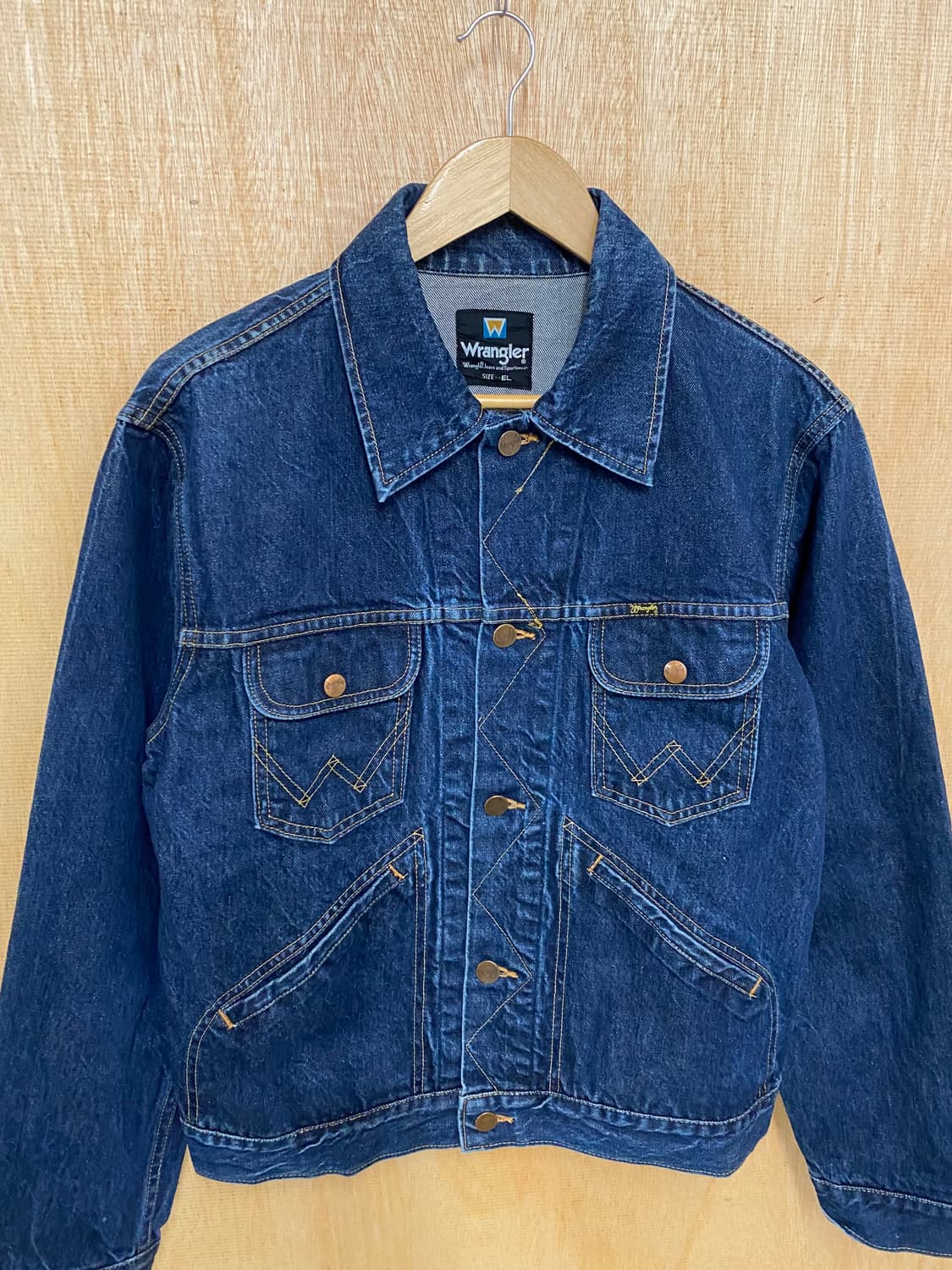 90's WRANGLER 124mj denim jacket 랭글러 데님 상품이미지3