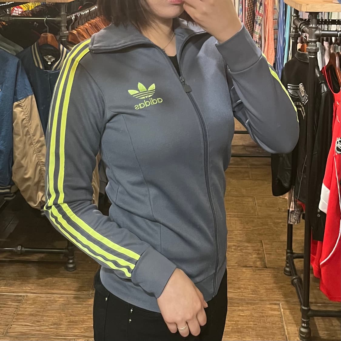 [HI] 아디다스 집업 그레이  상품이미지3