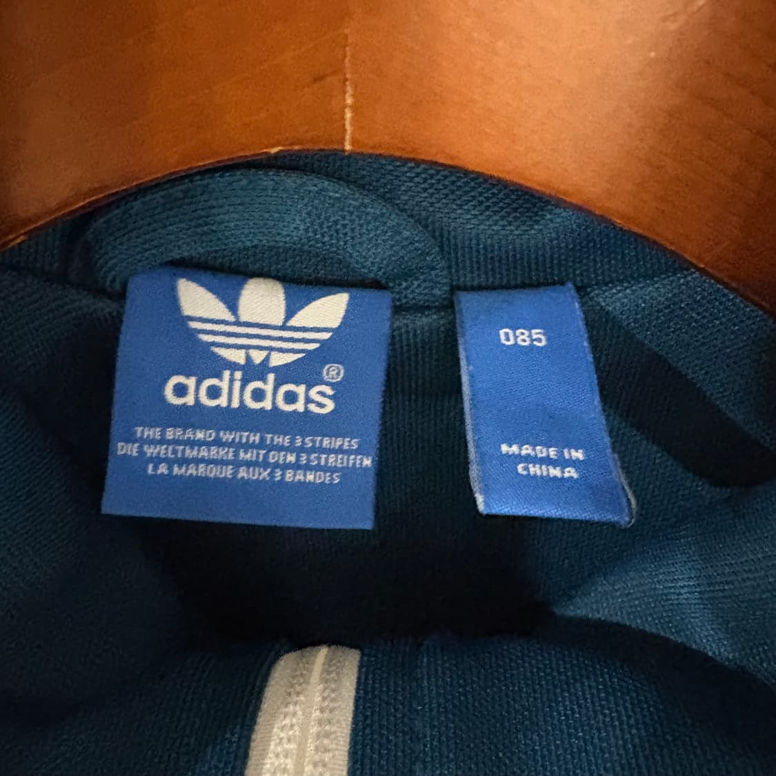 아디다스 삼선 져지 트랙탑 블루 85 상품이미지5