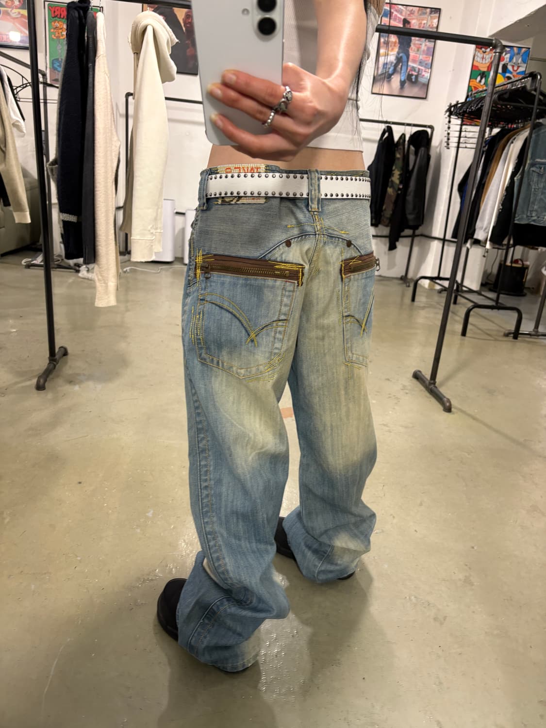 빈티지 데님팬츠 상품이미지6