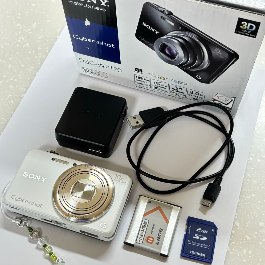 풀박/당일발송! 소니 DSC-WX170 화이트 상품이미지8