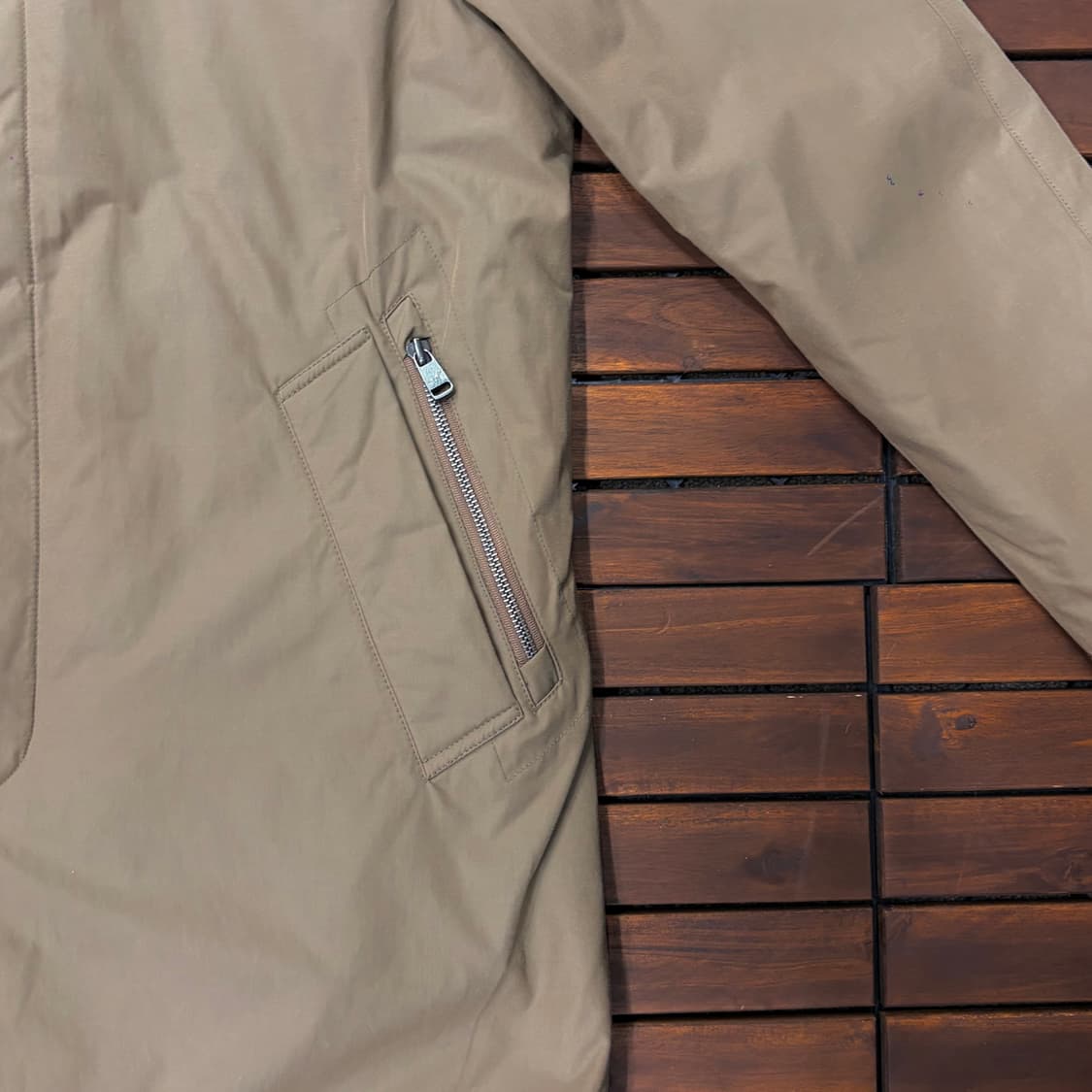 헨리코튼 하프 퀼팅 자켓 (L) 상품이미지4