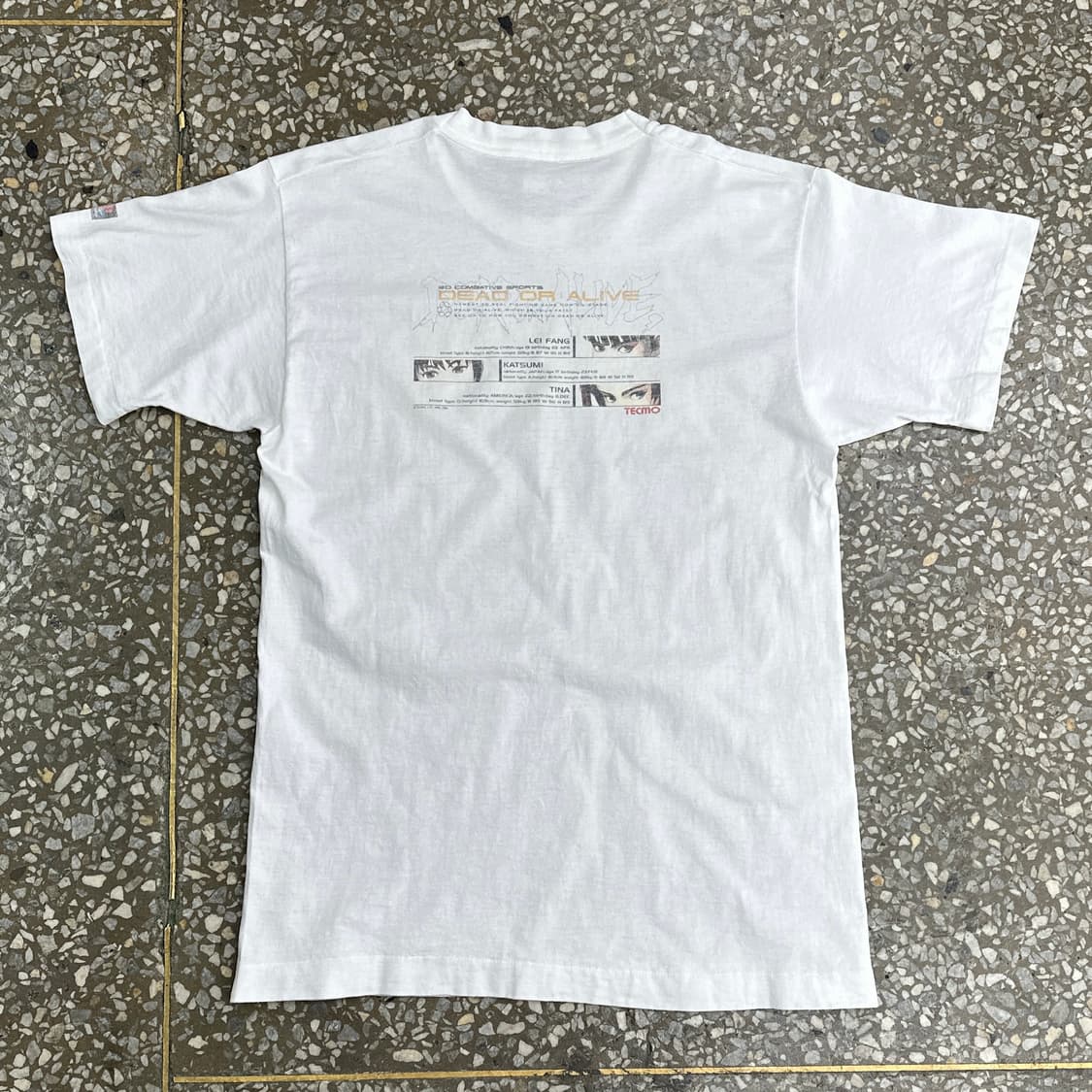 90s 데드 오어 얼라이브 빈티지 싱글스티치 티셔츠 M 상품이미지2