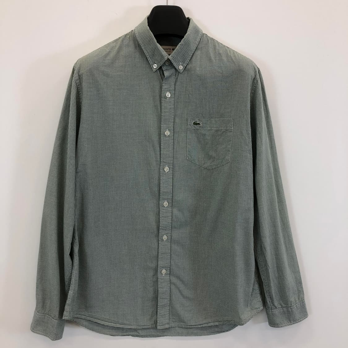 라코스테 패치로고 깅엄셔츠 105 상품이미지1