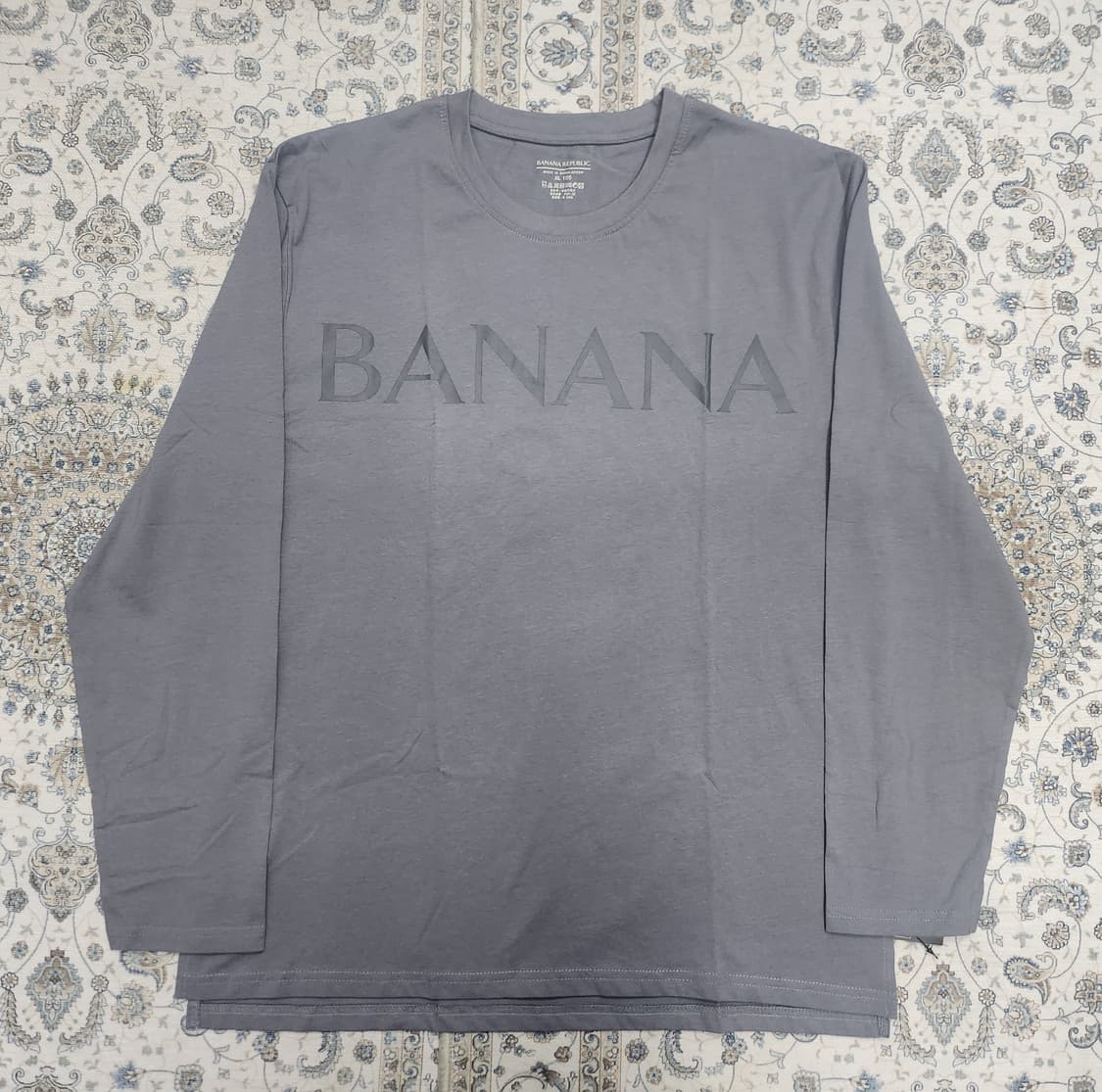 (새상품) 바나나리퍼블릭 로고 긴팔티 XL 상품이미지1