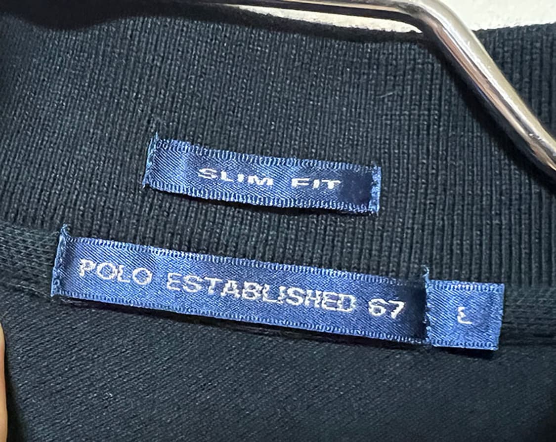 POLO 폴로 여자 블랙 빅포니 골드자수 카라넥 원피스 XS 85 44 상품이미지3