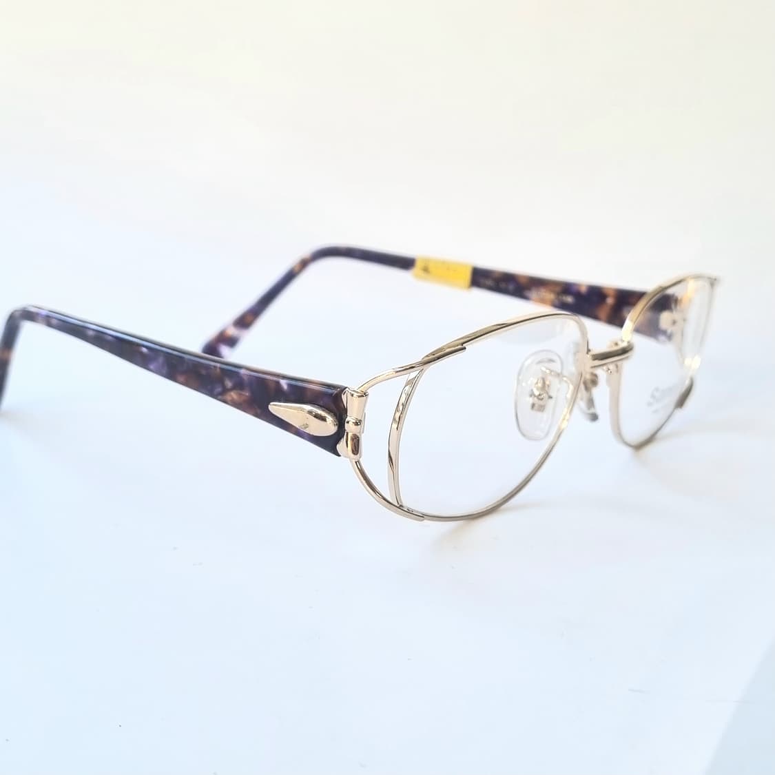 데드스탁 고급스러운 골드 금테 & 호피 다리 안경테  165 상품이미지7