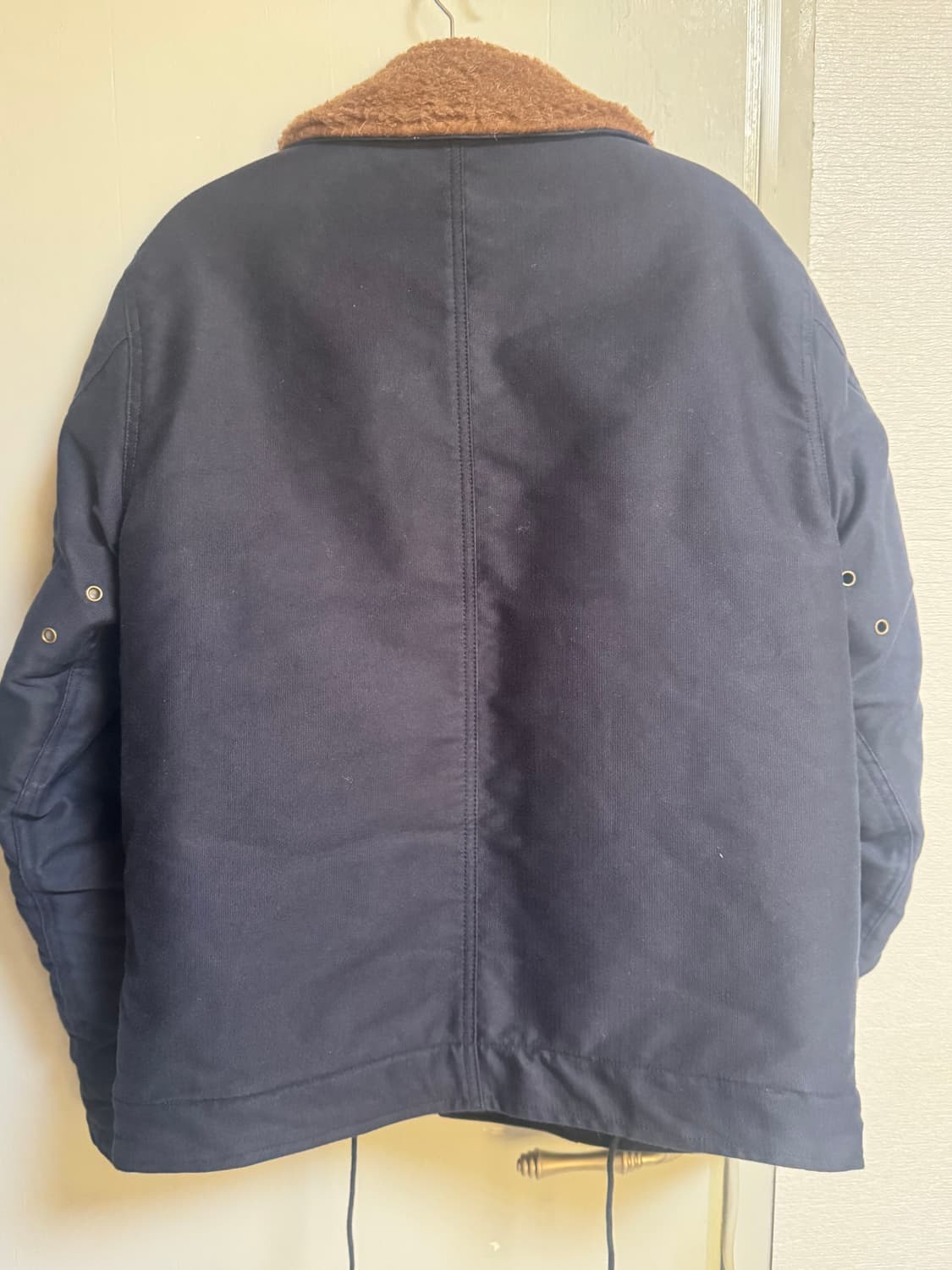 에스피오나지 네이비 퍼 자켓 상품이미지2