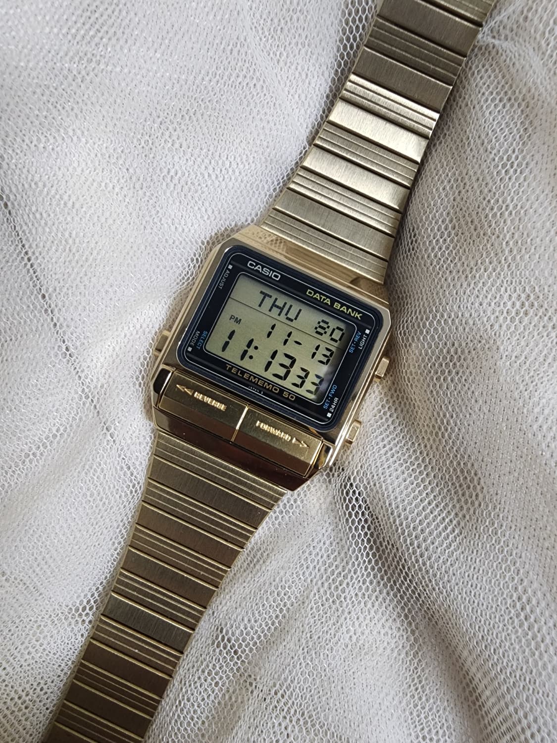 카시오 데이터뱅크 DB-500G 빈티지 시계 상품이미지1
