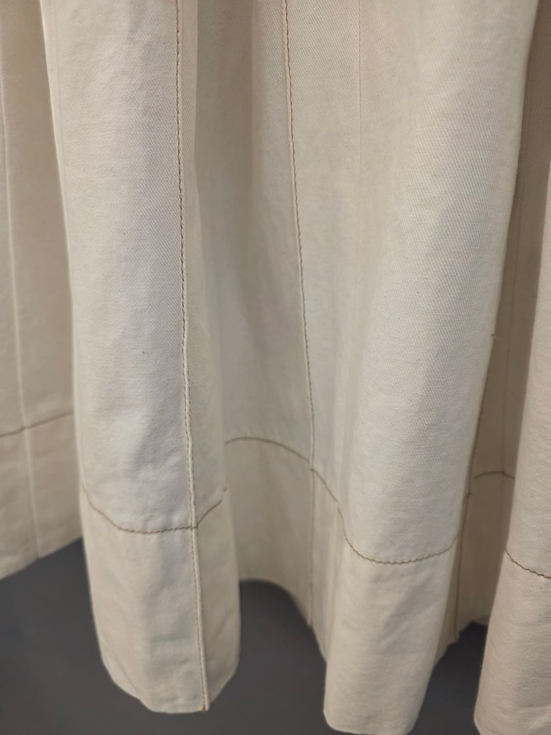 일본빈티지 옆단추면스커트 상품이미지3