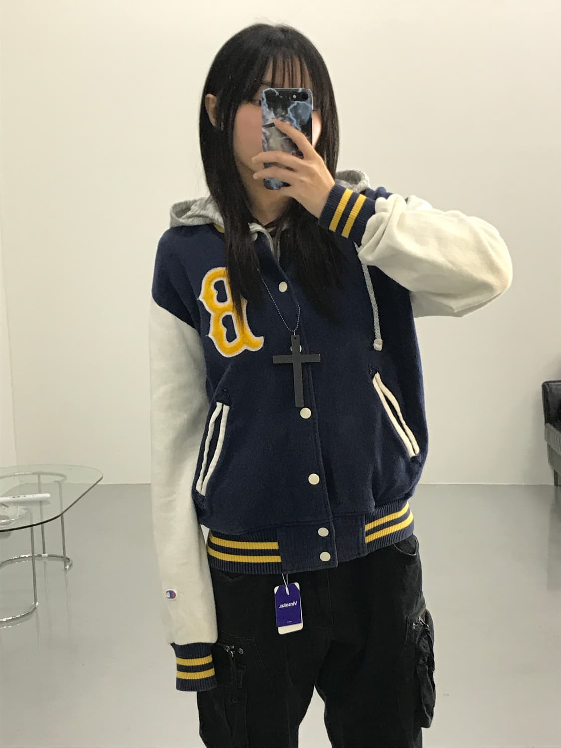 챔피언 UCLA 바시티 재킷 상품이미지1