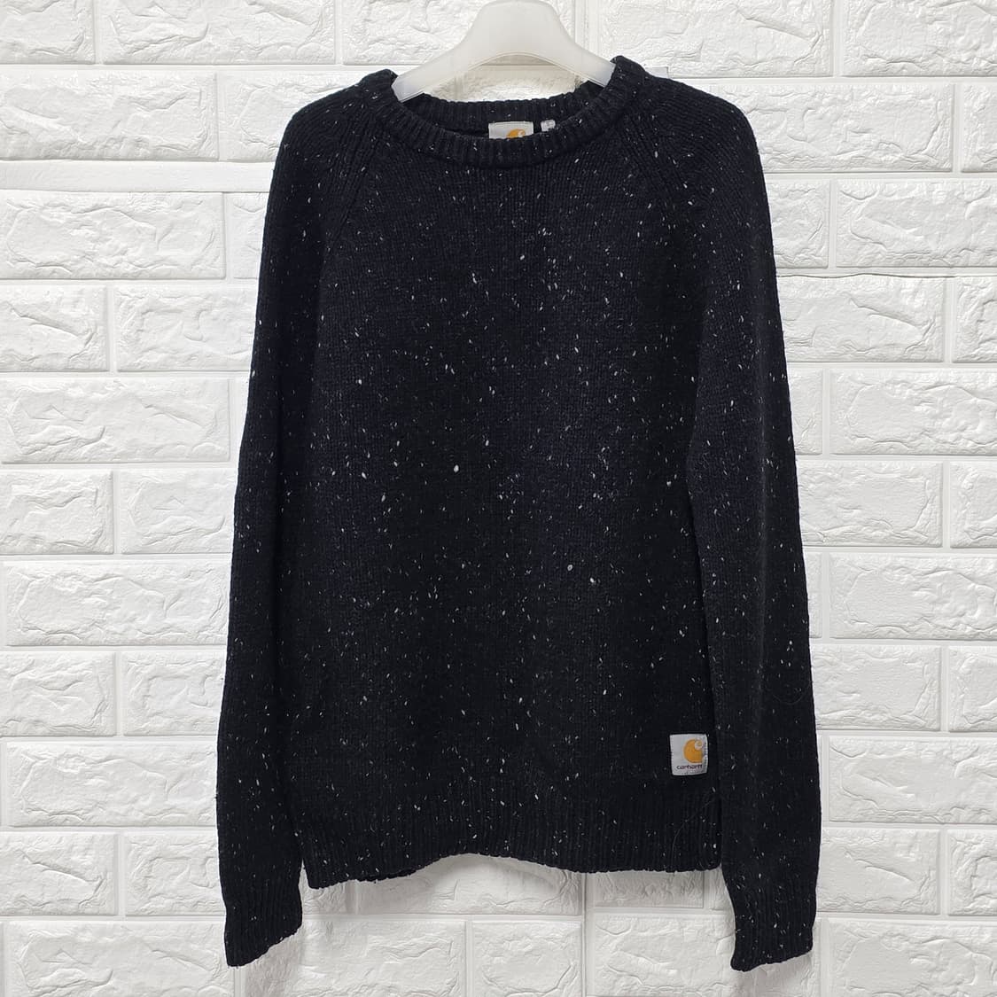 택포_ 칼하트 앵글리스틱 스웨터 블랙 S 상품이미지1