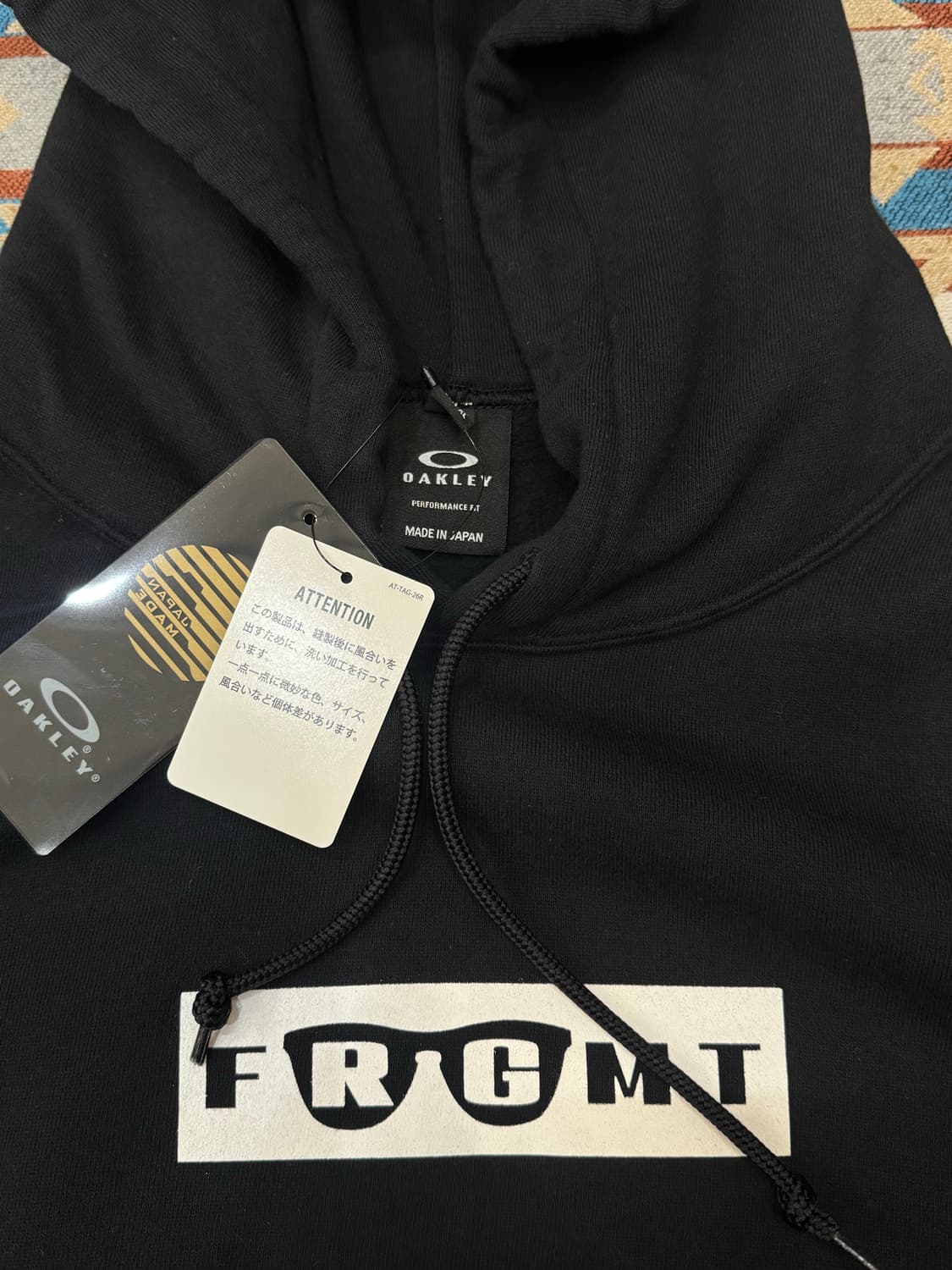 [L][105] 프라그먼트 x 오클리 후드 블랙 상품이미지2