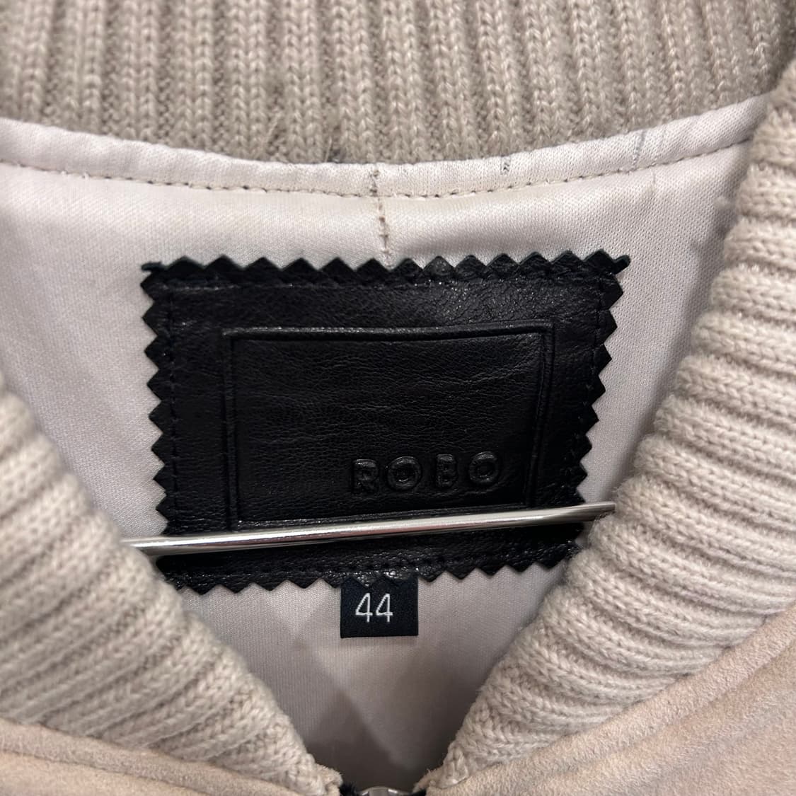 로보 염소가죽 숄카라 크롭 스웨이드 자켓 상품이미지3