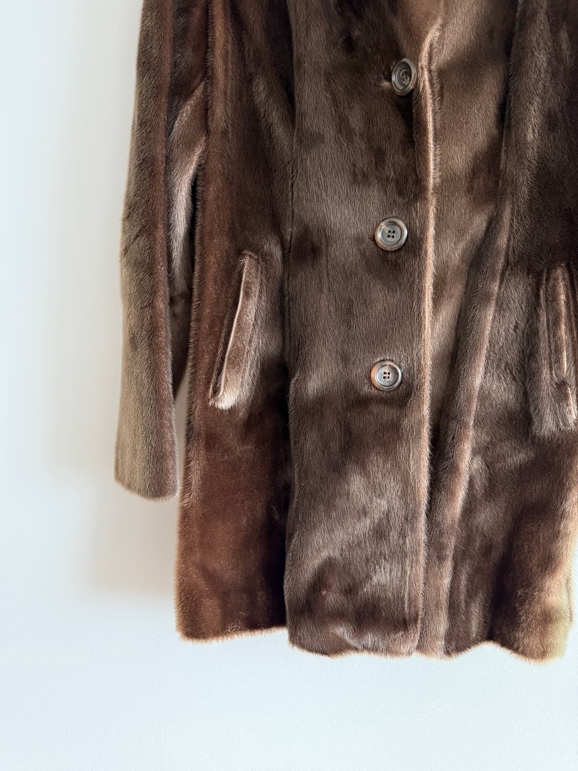 Vintage 바다표범 모피 코트 상품이미지3