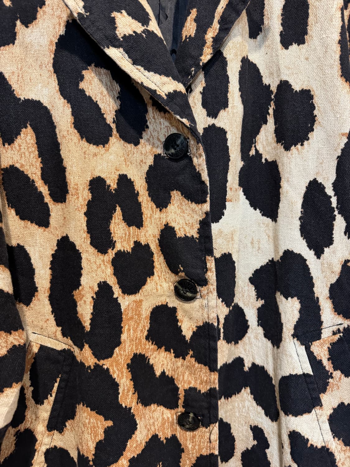 GANNI 가니 레오파드패턴 롱 자켓 상품이미지4