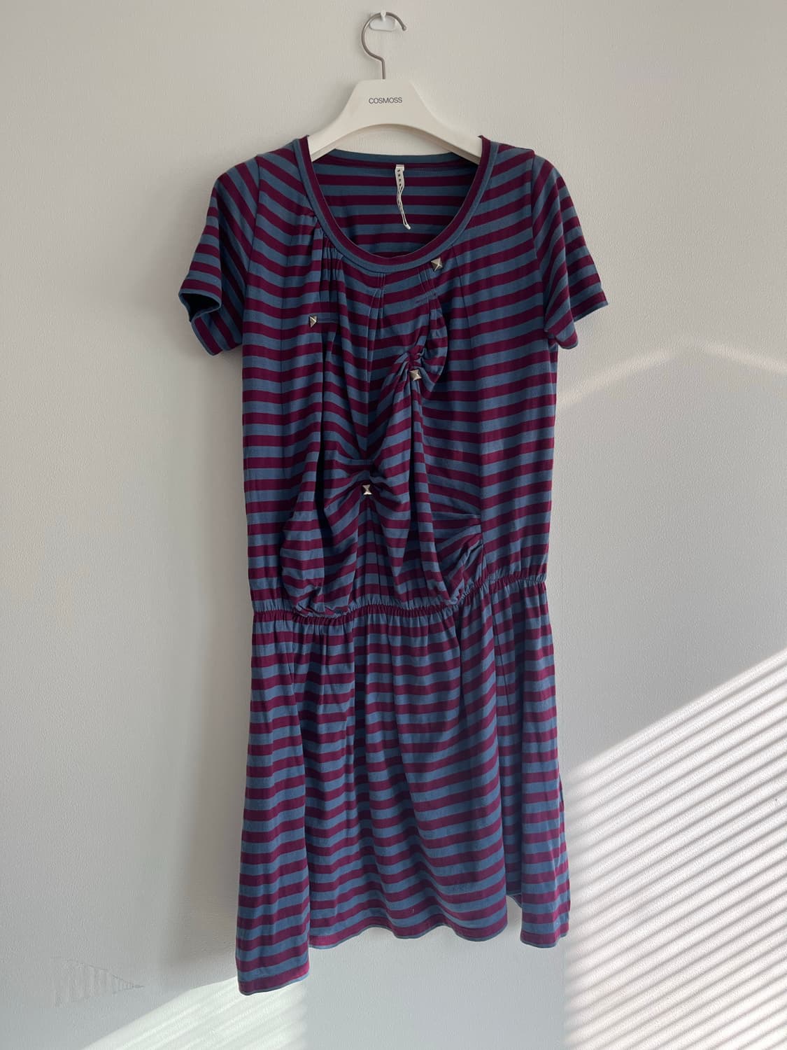 수나오쿠와하라 스트라이프 원피스 상품이미지1