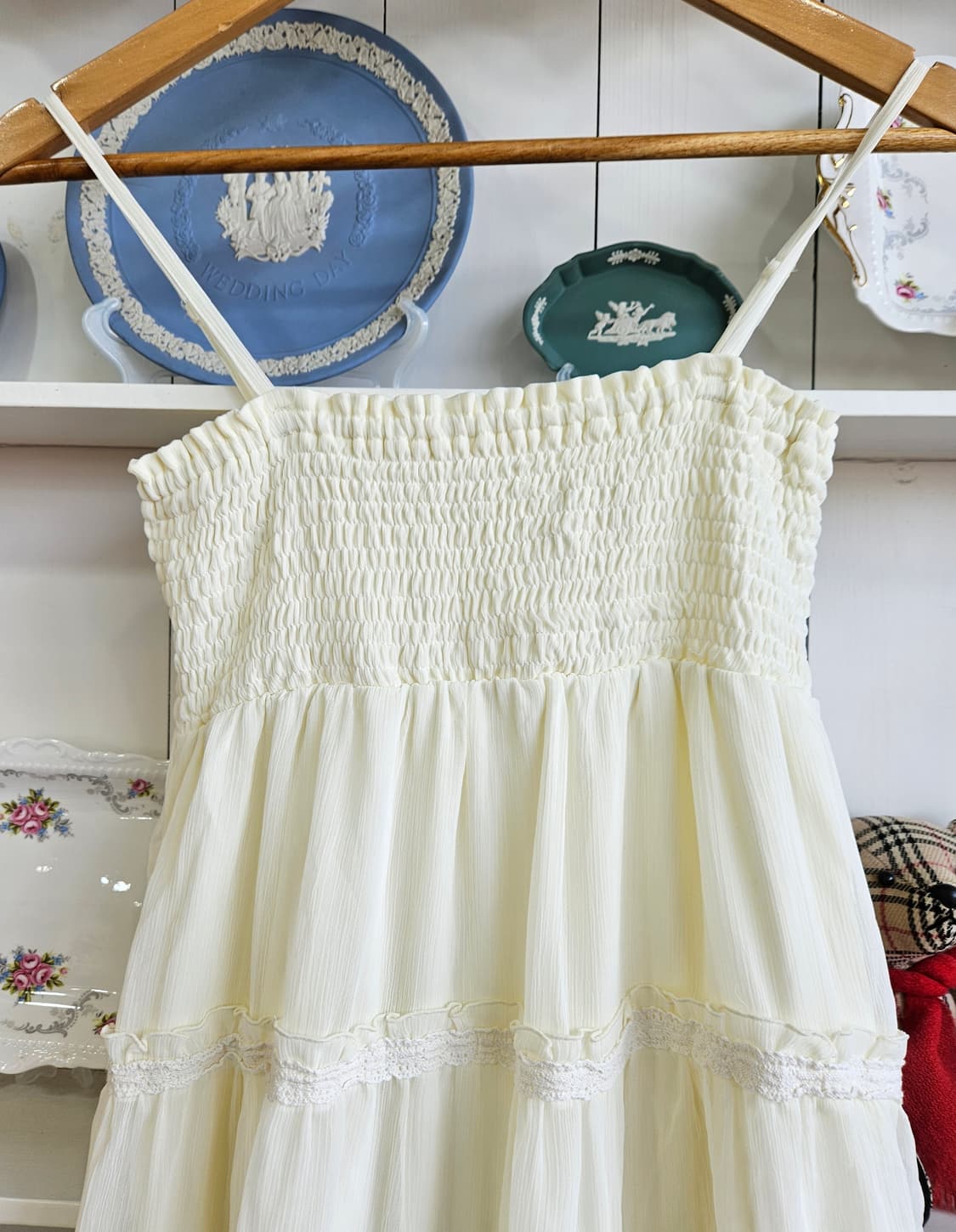 (COLZA) 셔링 롱 원피스 상품이미지3