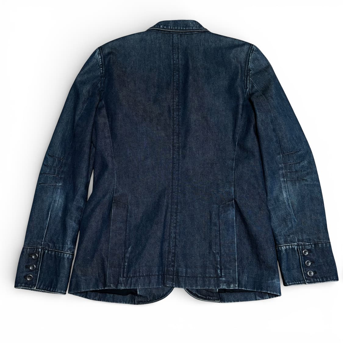 S 아르마니 익스체인지 인디고 데님 블레이저 자켓 상품이미지2