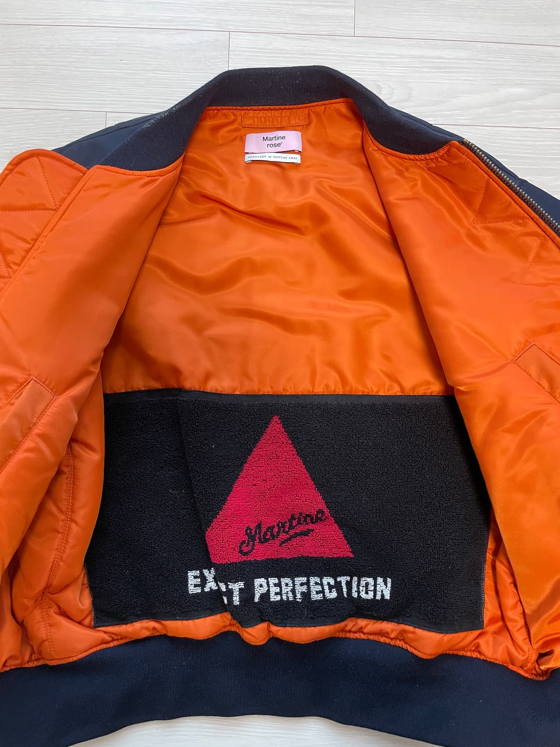 마틴로즈 클래식 봄버 ma-1 네이비 XL 상품이미지2