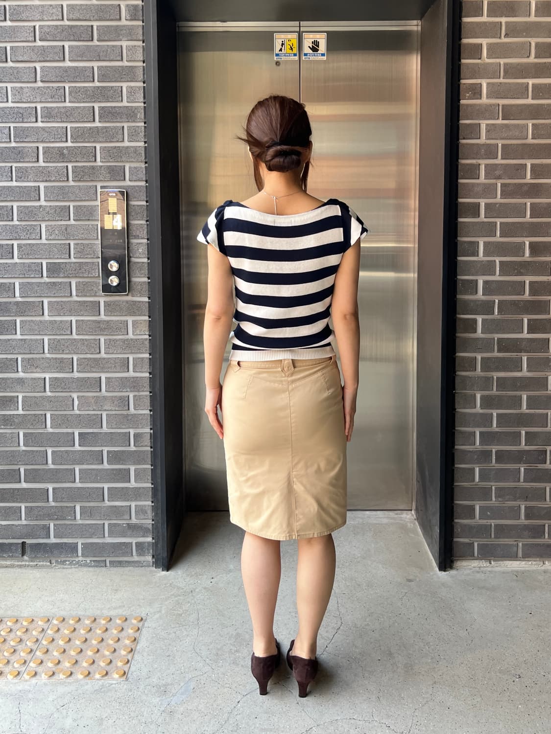 Burberry 버버리 블루 로고 스커트  상품이미지9