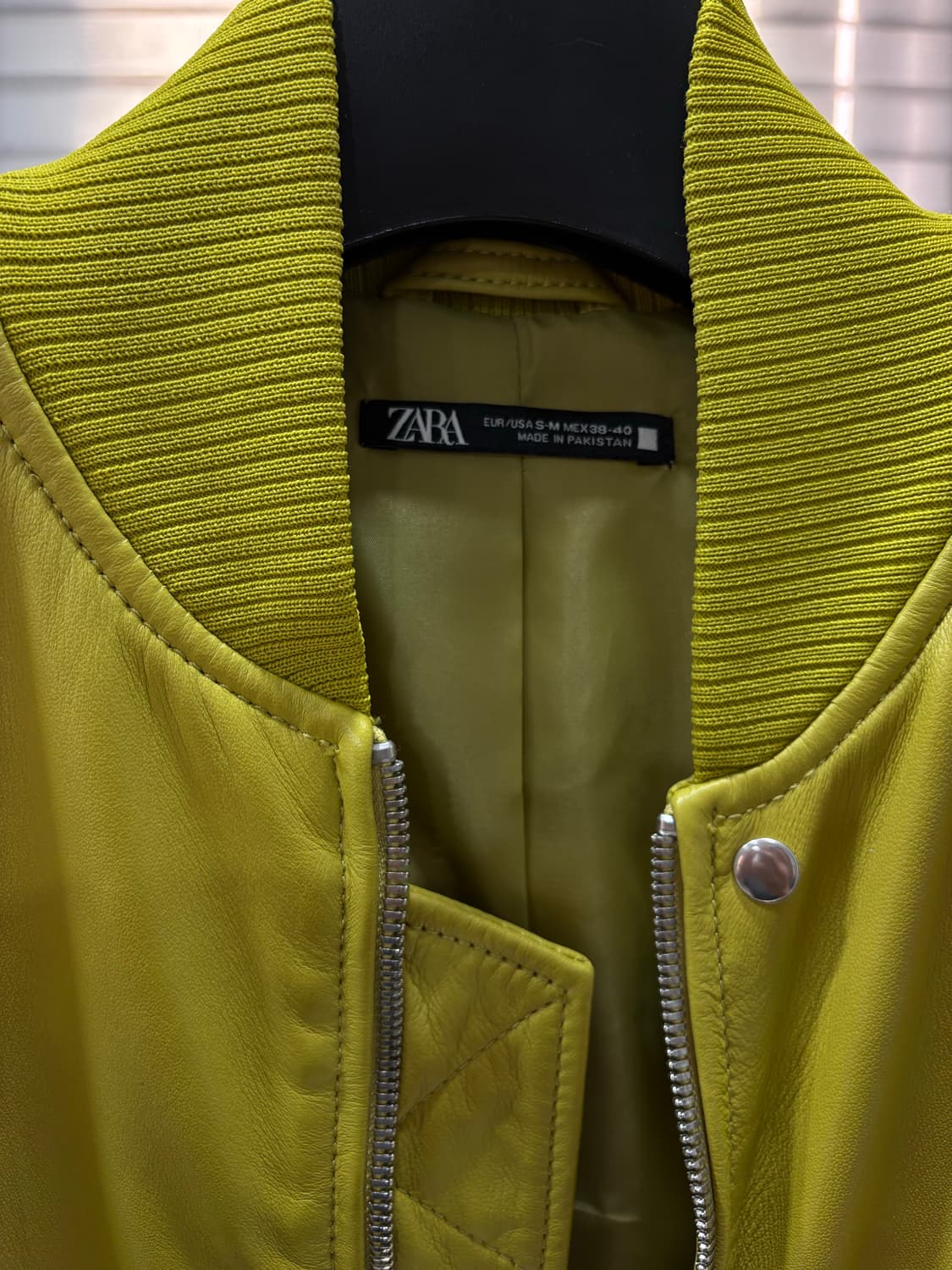 자라 가죽자켓 상품이미지2