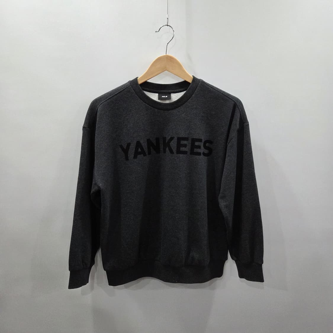 MLB 키즈 프린팅 기모 맨투맨 딥그레이 13Y 상품이미지1