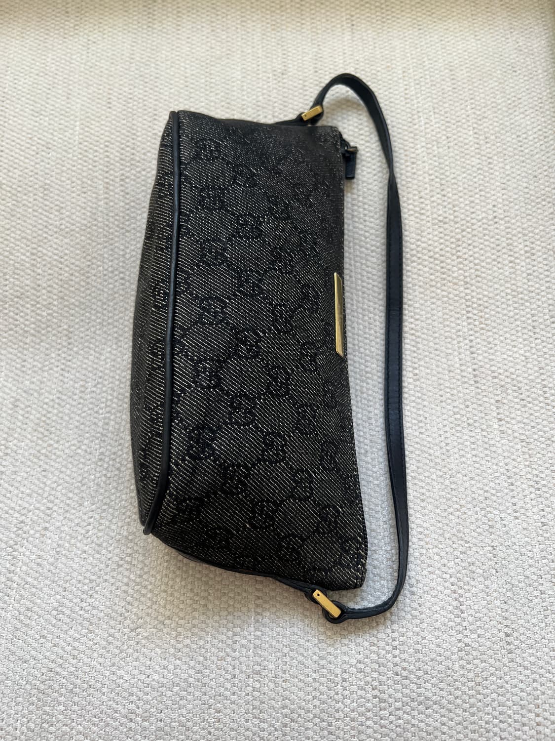 빈티지 구찌 GG 보트 포쉐트 숄더백 상품이미지5