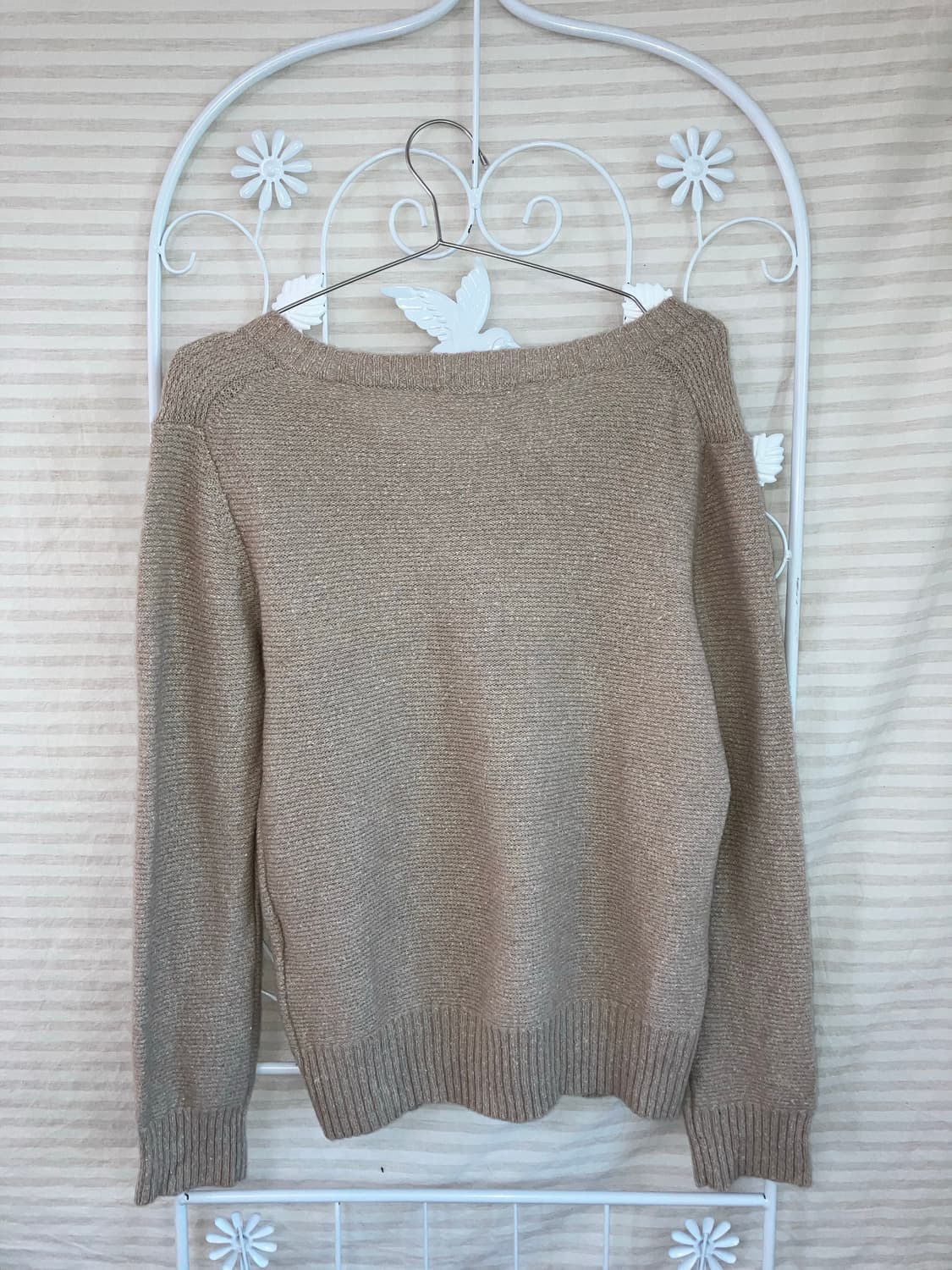 jpn vintage 베이지 버튼 니트 y2k 스트릿 갸루 펑키 상품이미지2