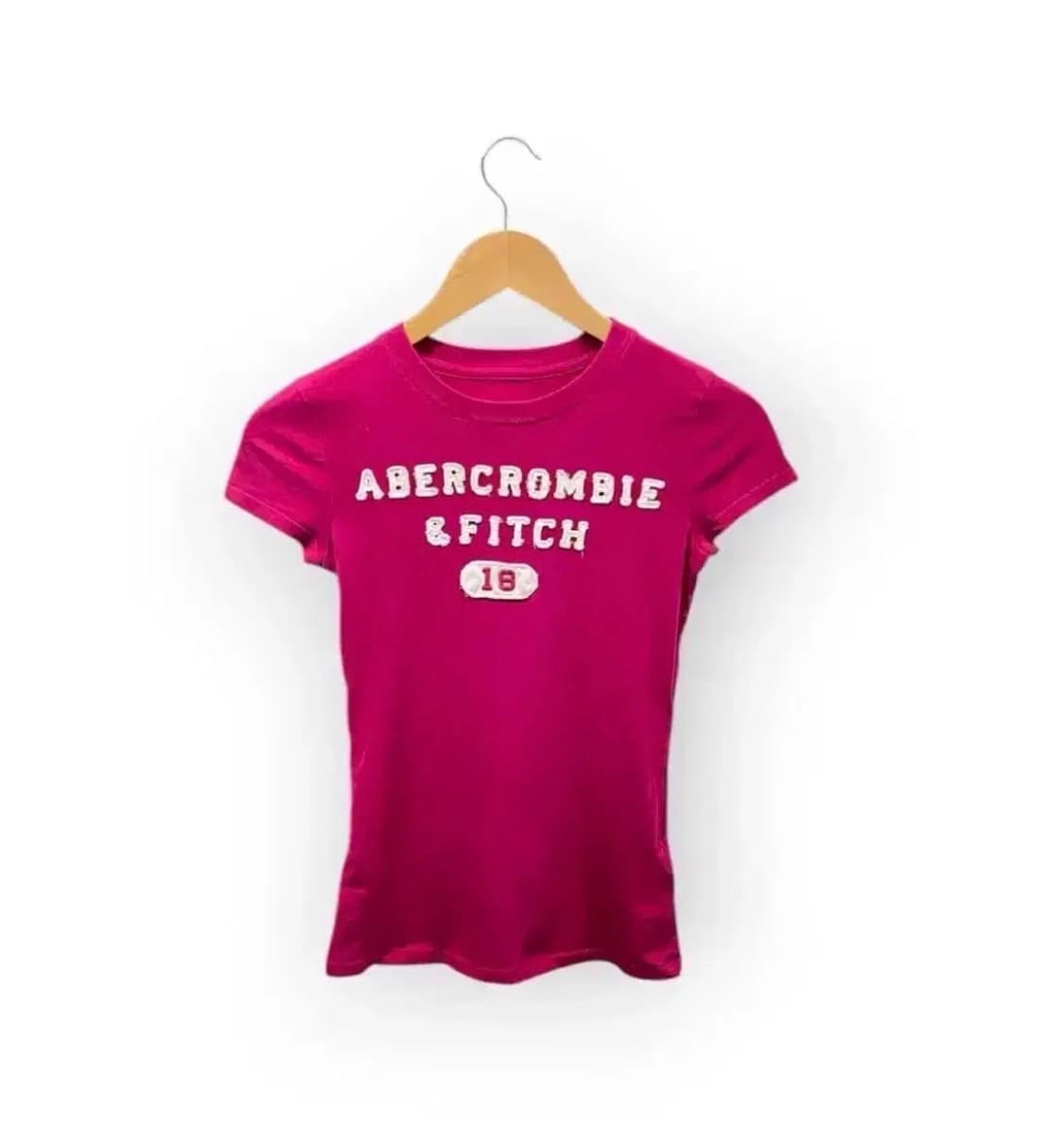아베크롬비 Y2K 슬림핏 핑크 티셔츠 XS 상품이미지1