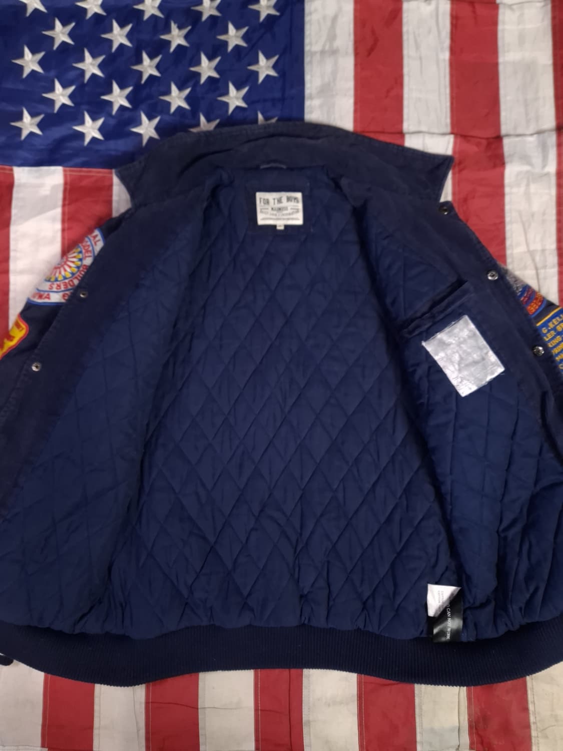 오리지날 더매드니스 코듀로이 와펜 바시티자켓 상품이미지10