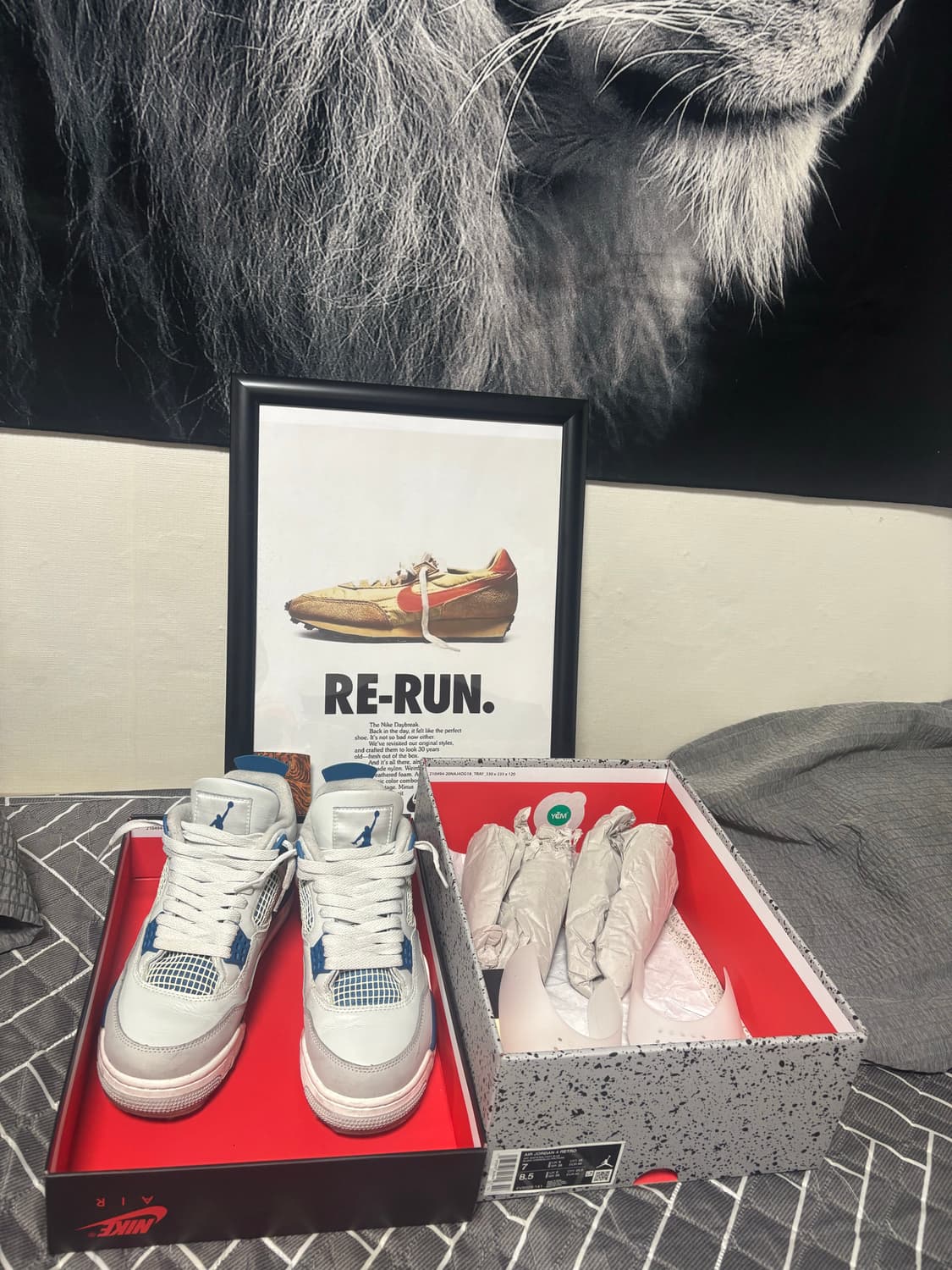 나이키 조던4 인더스트리얼 블루 상품이미지3