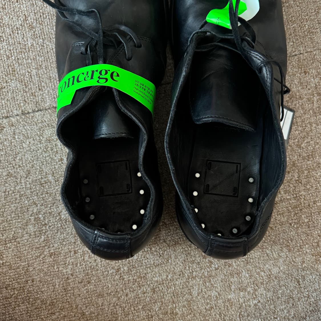 구이디 992 홀스 풀 그레인 레더 더비 블랙  상품이미지6