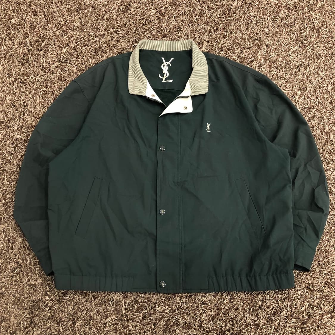 입생로랑 아카이브 폴리쉘 블루종 자켓  상품이미지1