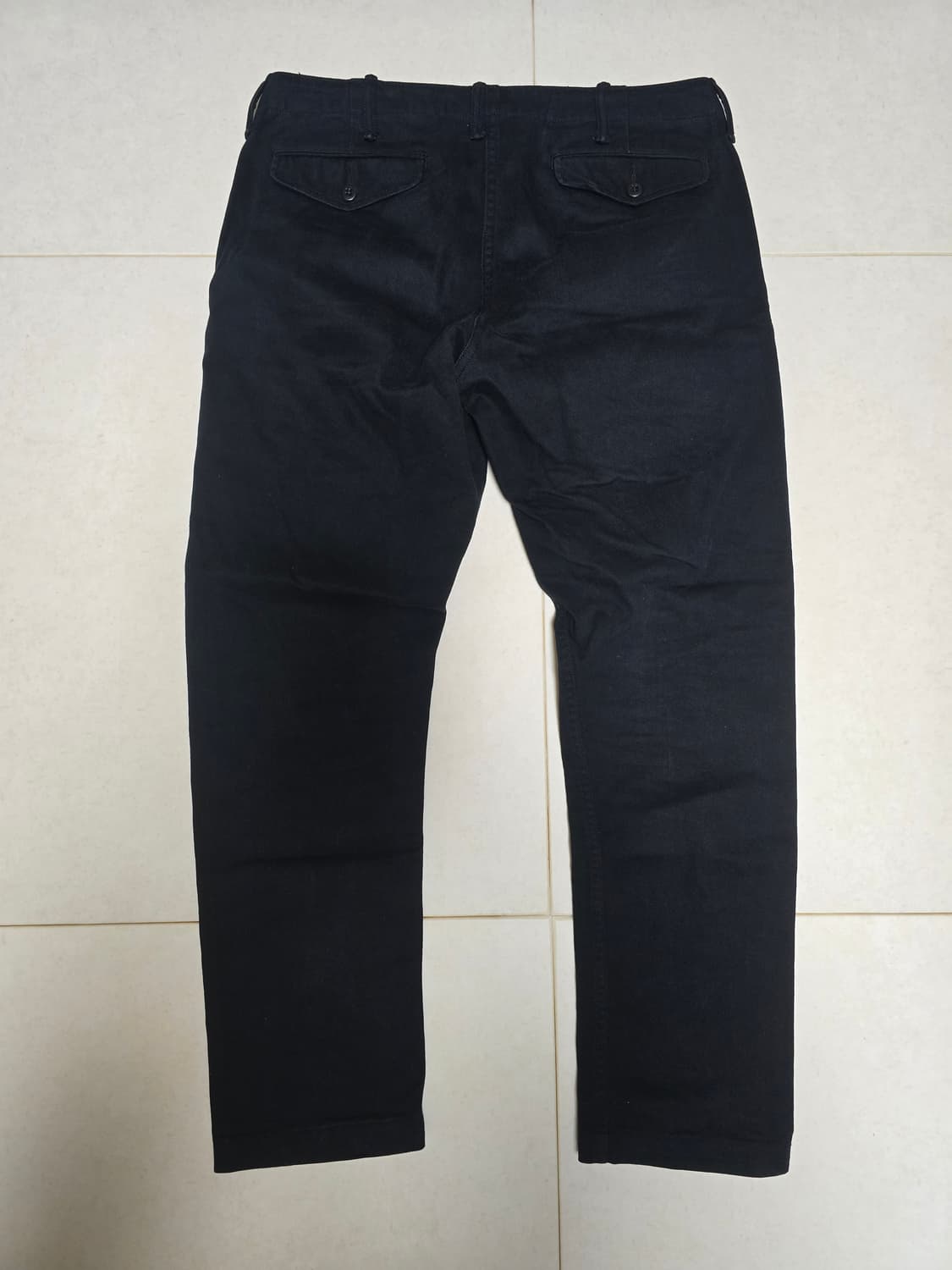 폴로 랄프로렌 한정판 셀비지 블랙 치노팬츠 32/30 상품이미지6