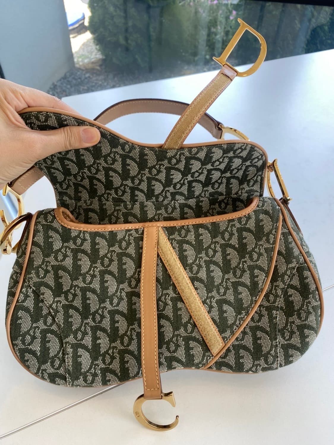 정품 디올 더블 새들백 숄더백 토트백 상품이미지8