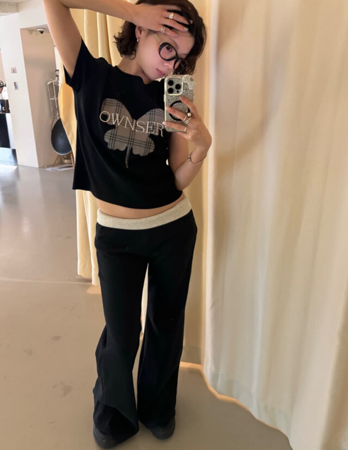 오운서 엔딩 부츠컷 스웻팬츠 상품이미지2