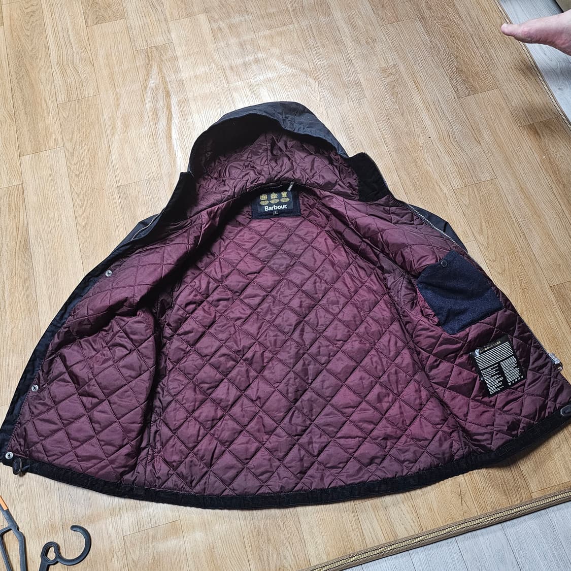 바버 왁스후드자켓 상품이미지2