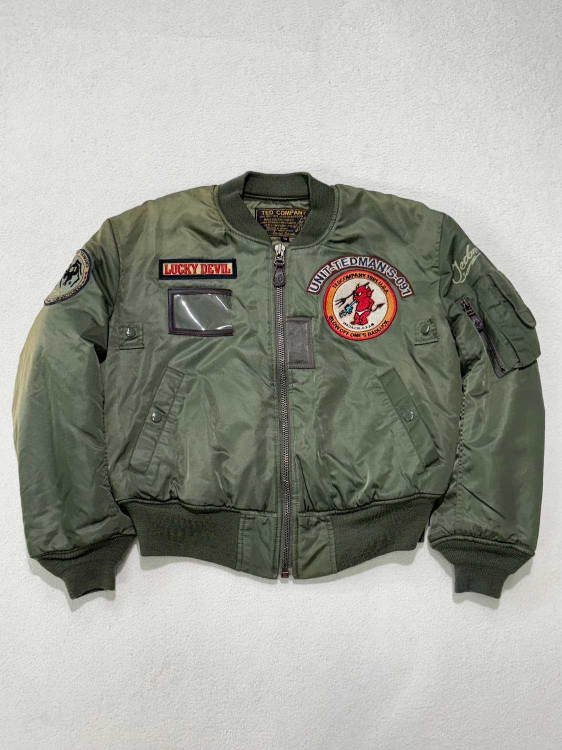 테드컴퍼니 항공 블루종 점퍼 38 사이즈 상품이미지1