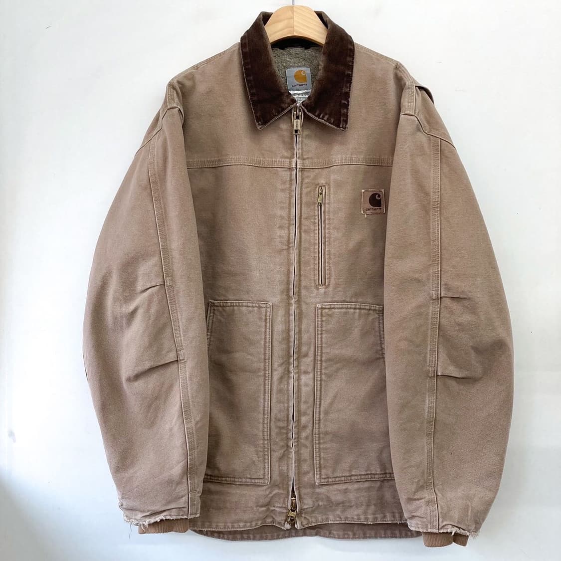 칼하트 C61 샌드스톤 릿지 쉐르파 라이닝 워크 자켓 상품이미지3