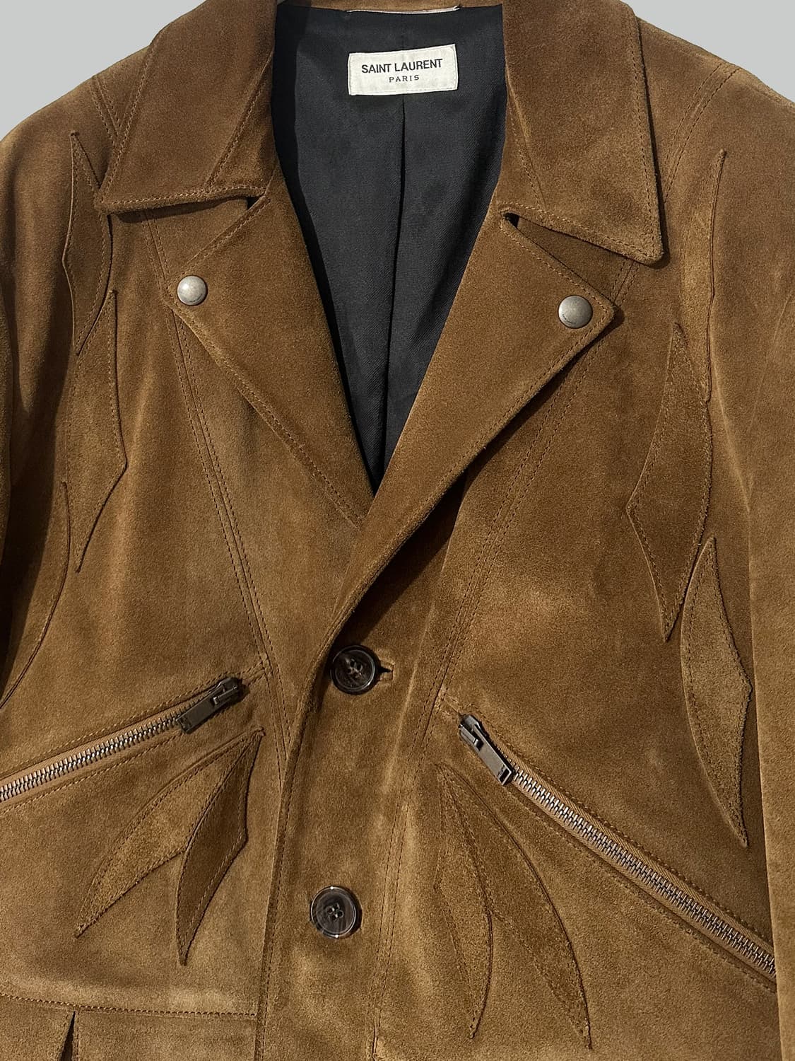 생로랑 20ss 스웨이드 자켓 상품이미지2