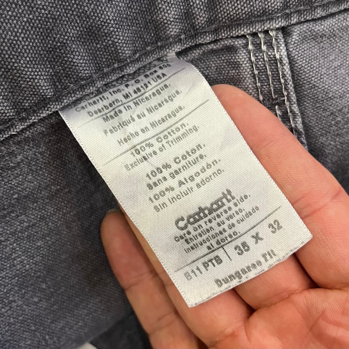 칼하트 B11 PTB 카펜터 팬츠 (33“) 상품이미지7