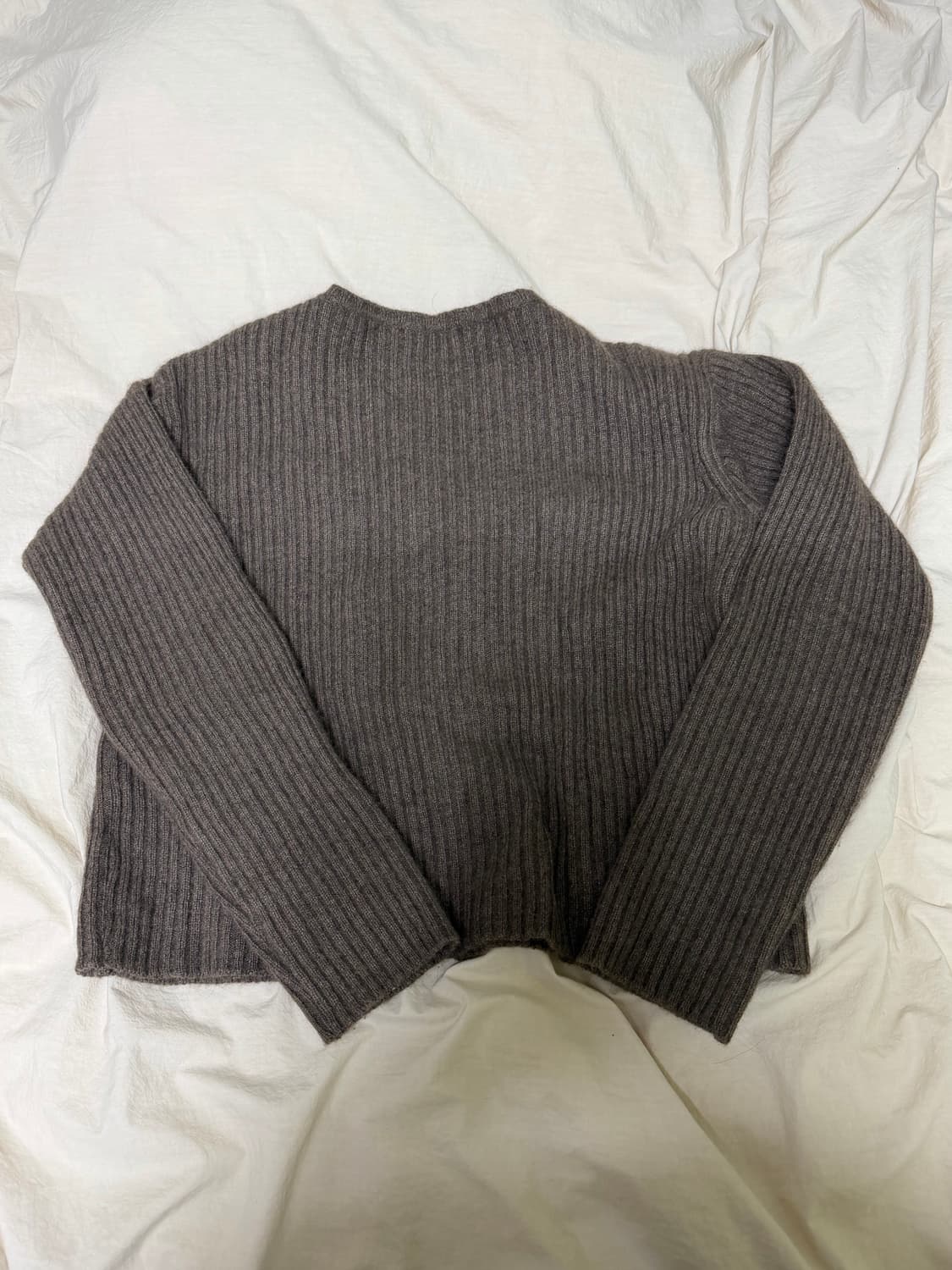 shopm 샵엠 브라운 골지 가디건 상품이미지2